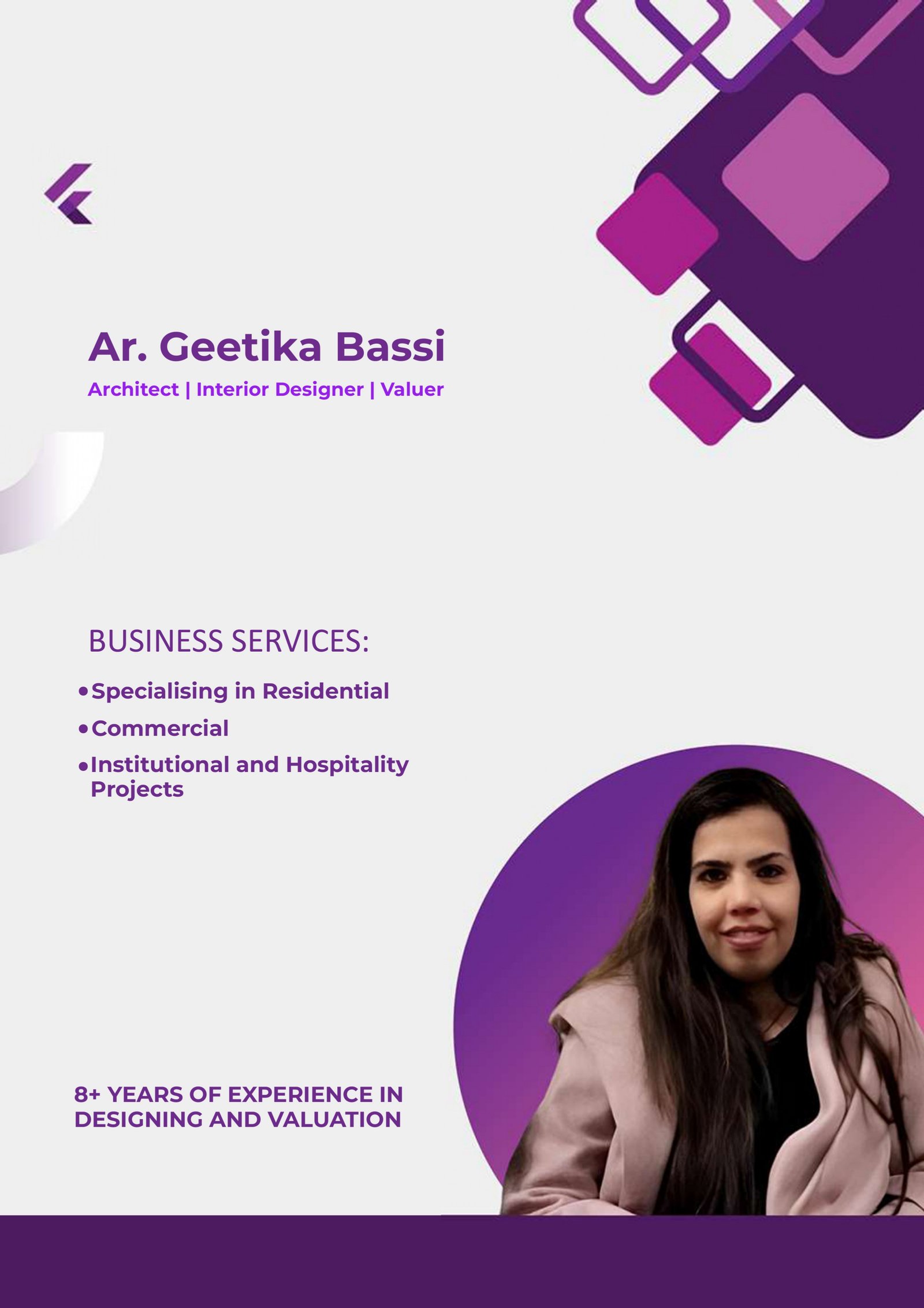 Ar. Geetika Bassi — Architect & Interior Designer
